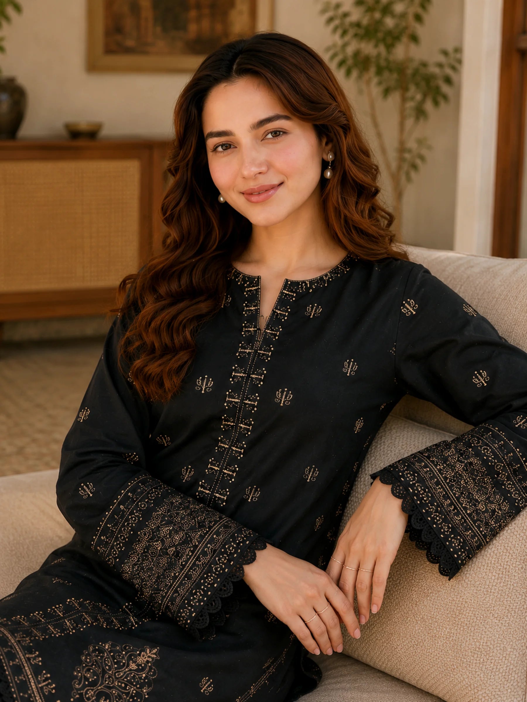Veera – 3-Piece Embroidered Lawn