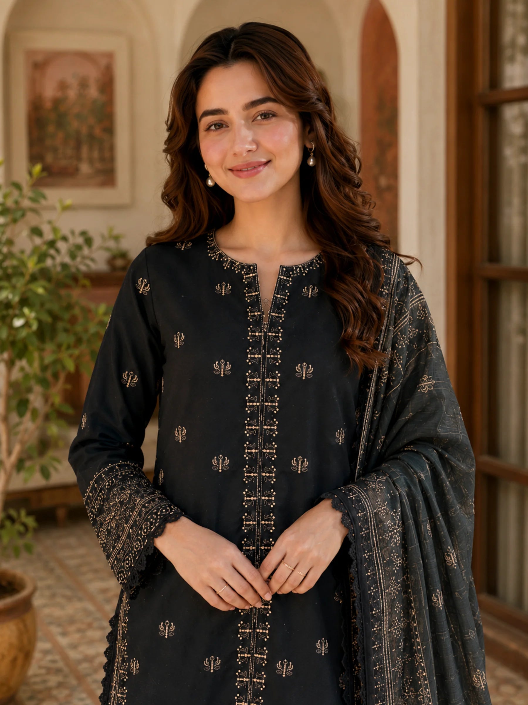 Veera – 3-Piece Embroidered Lawn