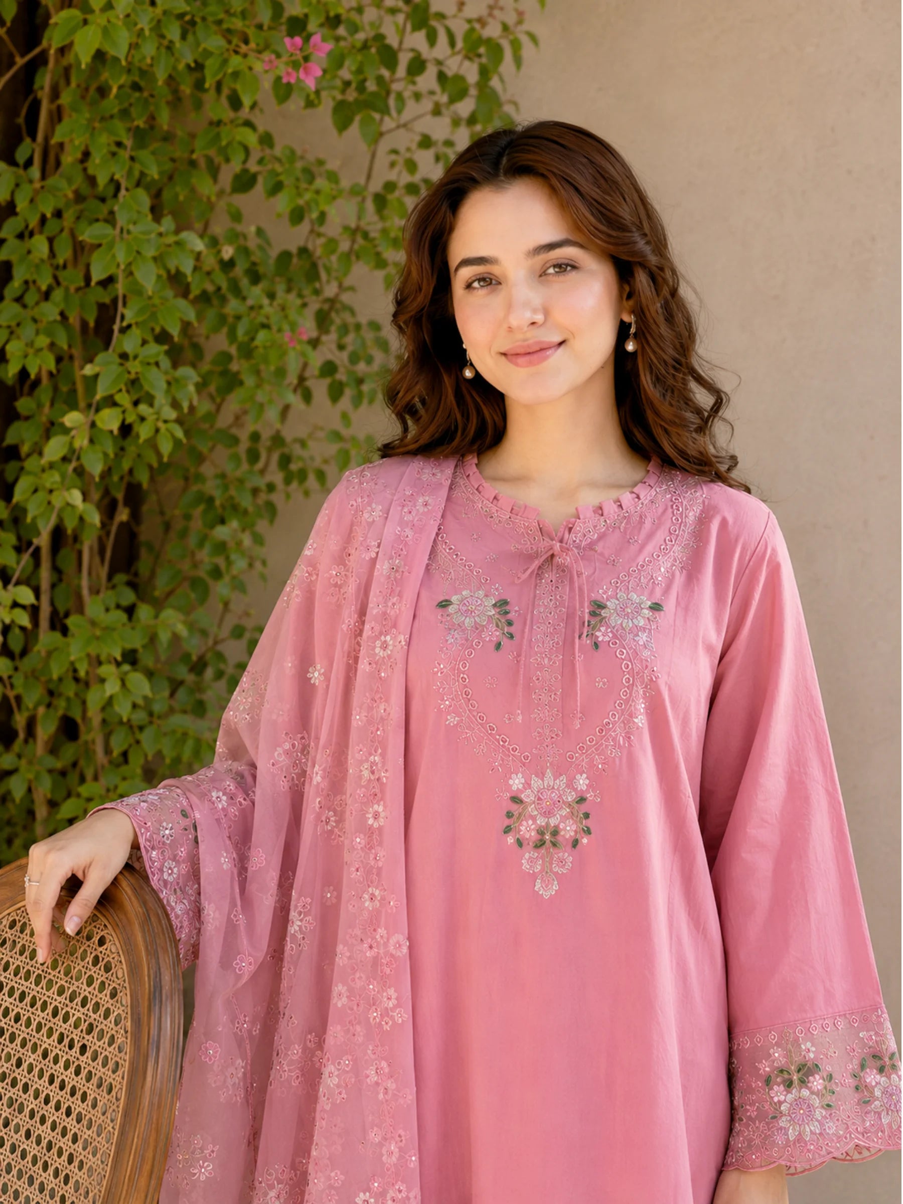 Neelam- Stitched 3 Piece Embroidered