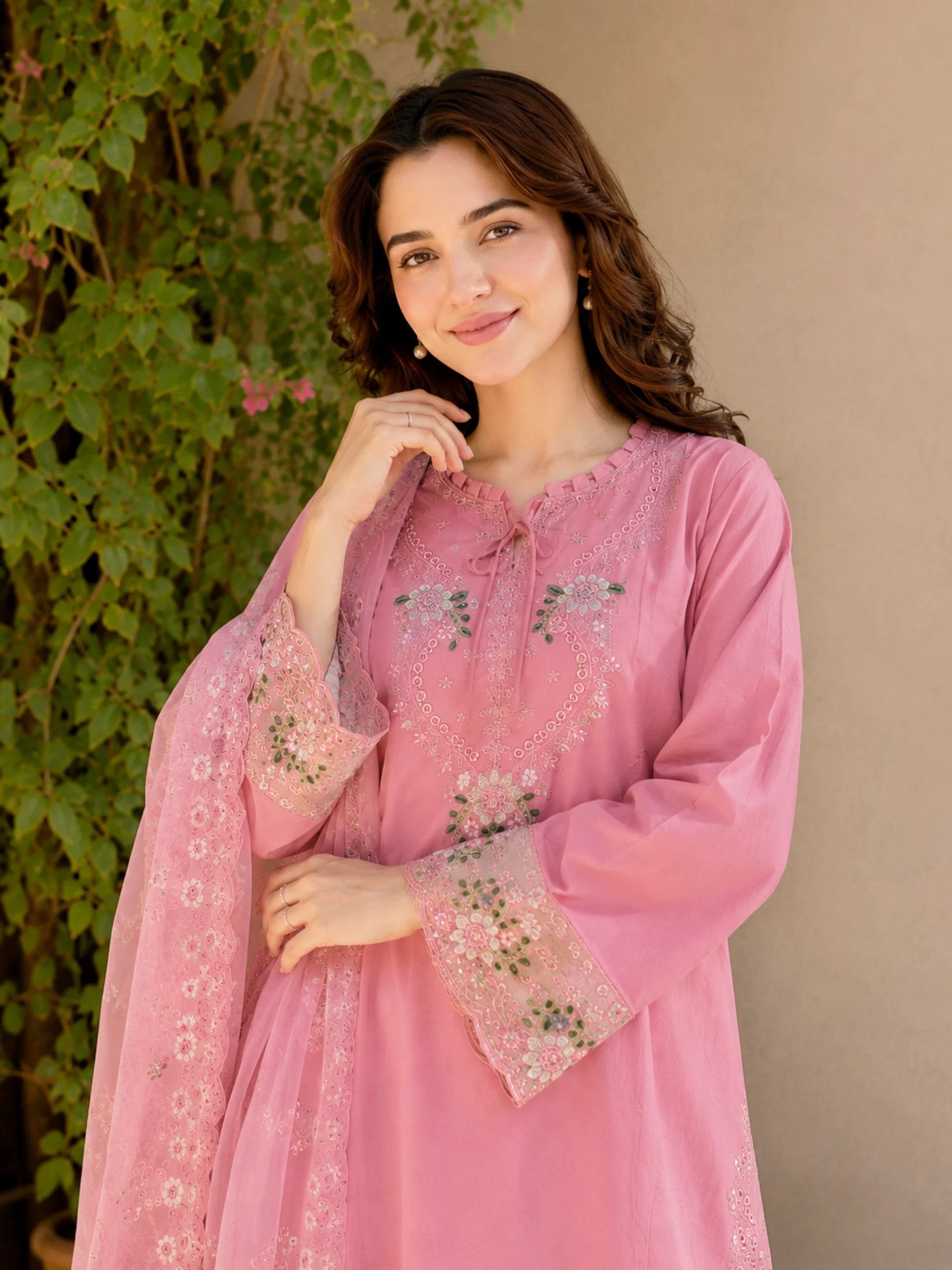 Neelam- Stitched 3 Piece Embroidered